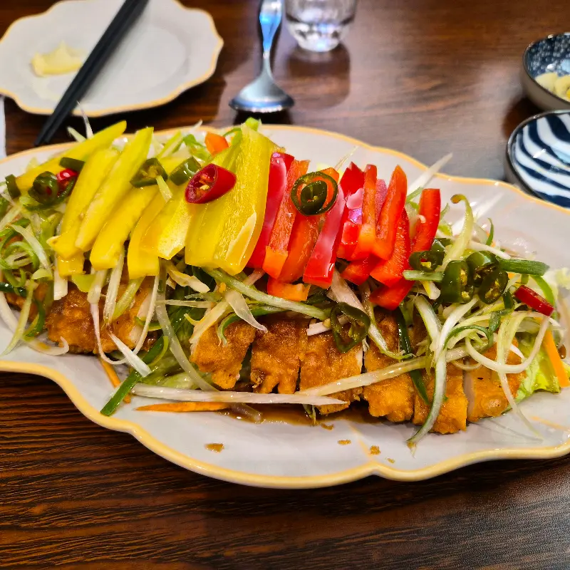 고량주와 환상궁합 자랑하는 고추잡채