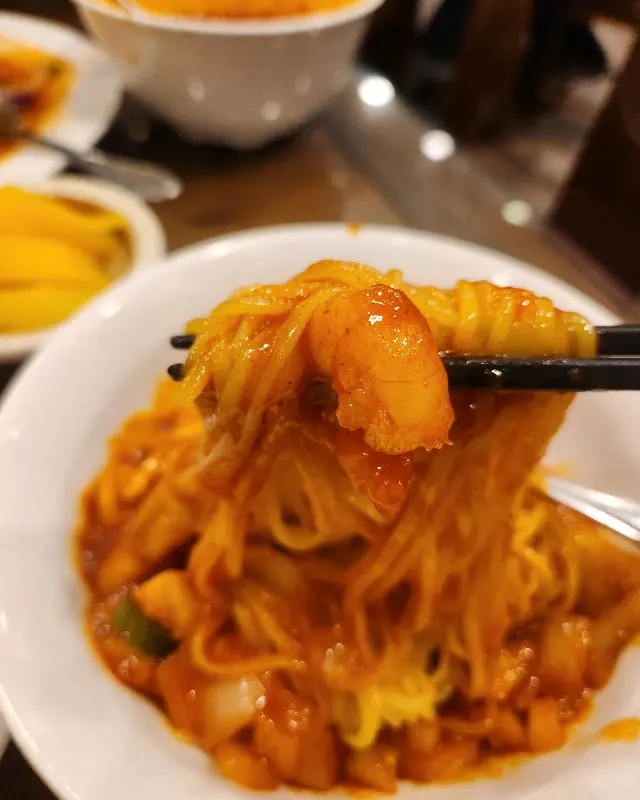 만리향 면 요리