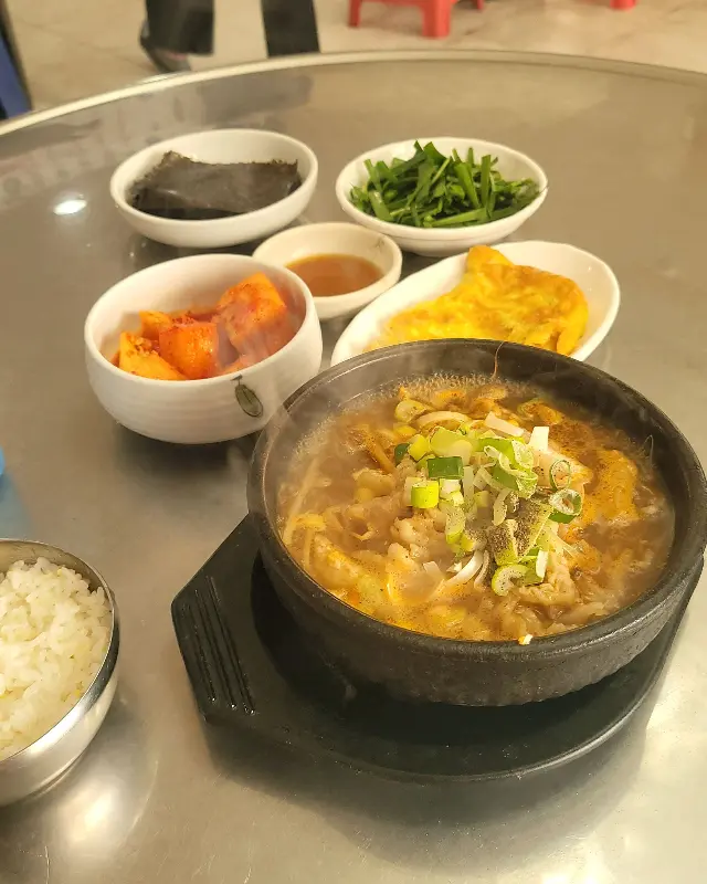 선지국밥과 반찬