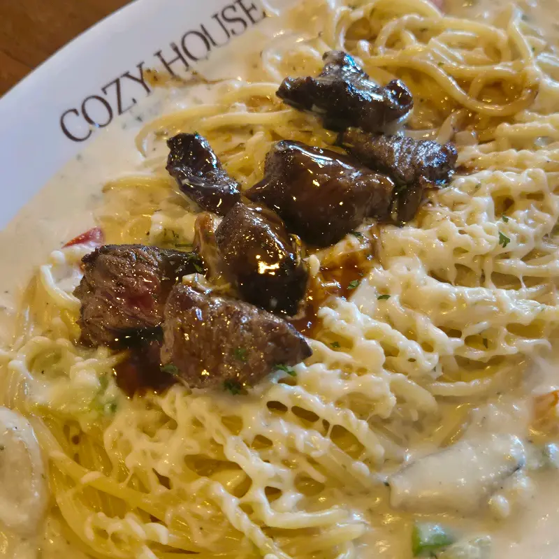 스테이크와 파스타