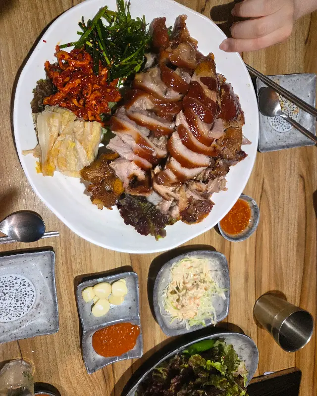 족발 디테일 샷