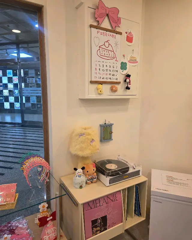 매장 한 켠에 마련된 포토존