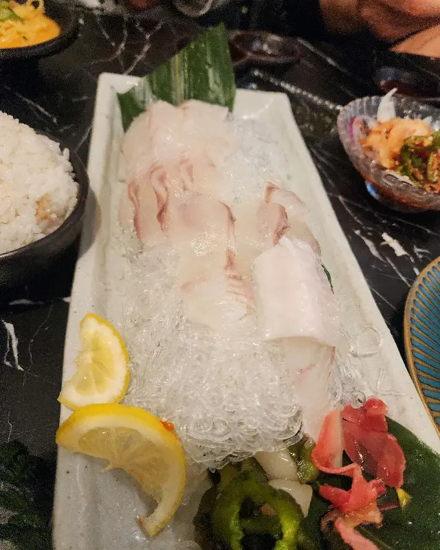 모루쿠다 광어회