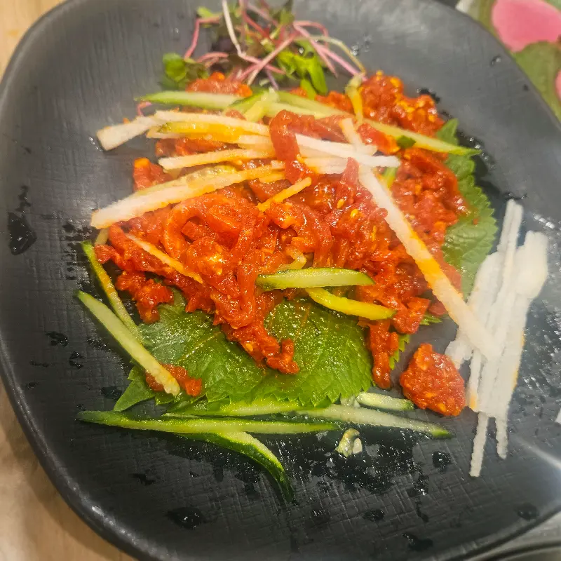 매콤달콤한 양념게장의 자태