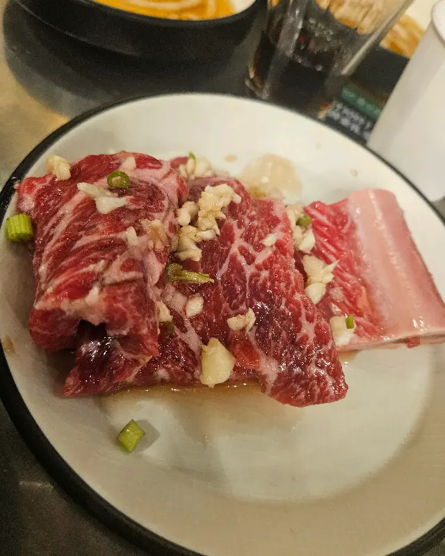 마늘 소갈비살의 자태