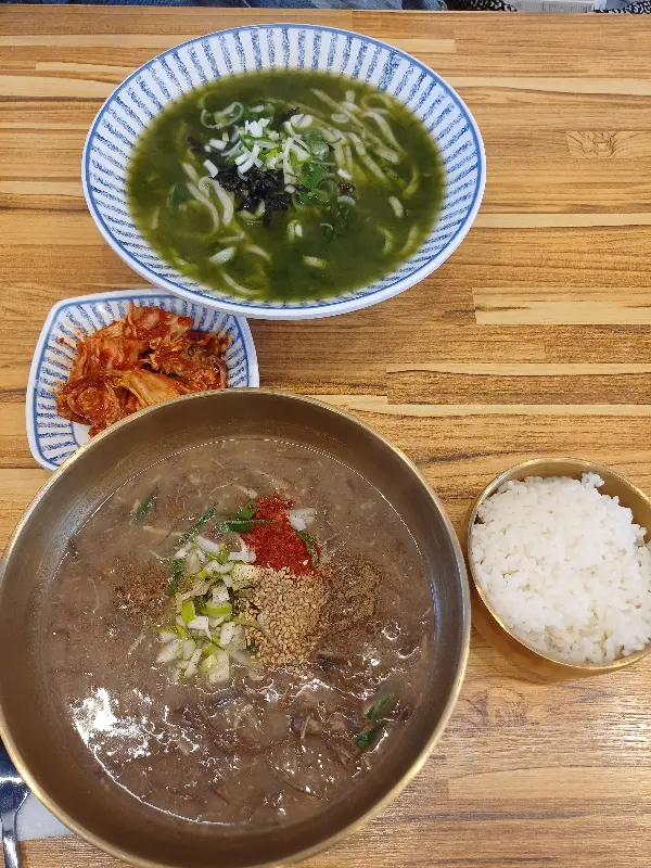 고사리육개장과 밥