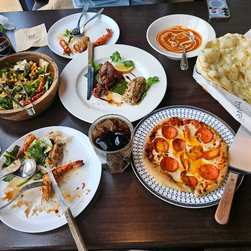 다이닝 더 인드라의 맛있는 음식들