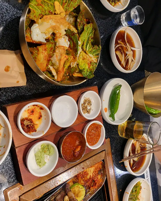 꽃사슴 전체 테이블 세팅