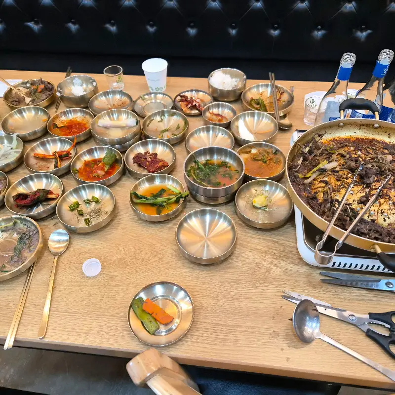 상차림 상세 사진