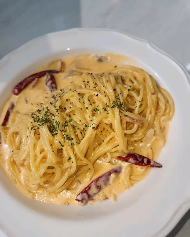 매콤한 맛이 일품인 로제 파스타