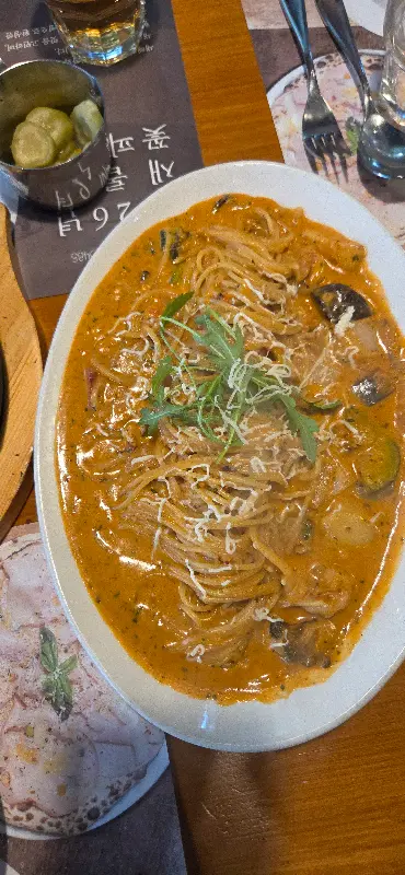 매콤한 로제 파스타