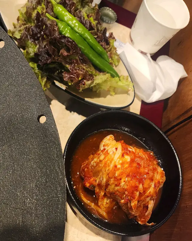 김치와 쌈 채소