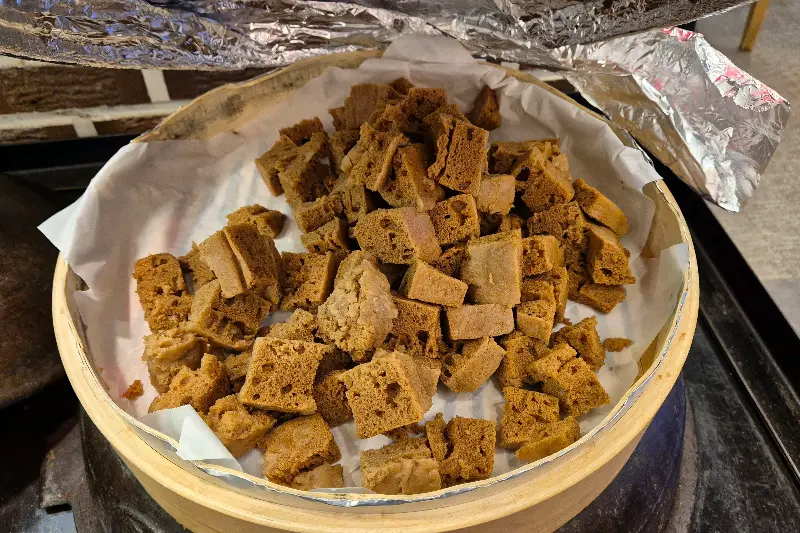후식으로 제공되는 강냉이