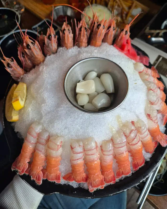 신선한 딱새우회