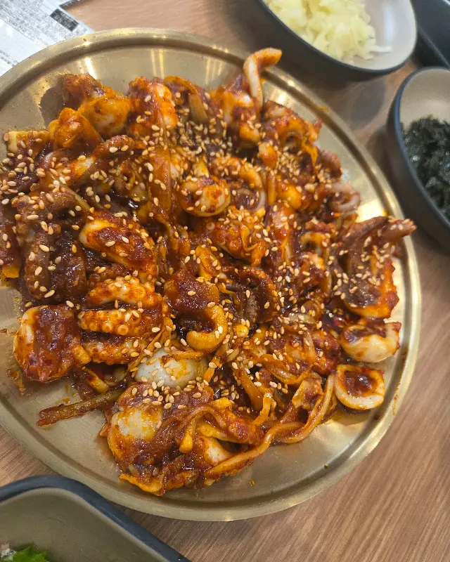 쭈꾸미 클로즈업 샷