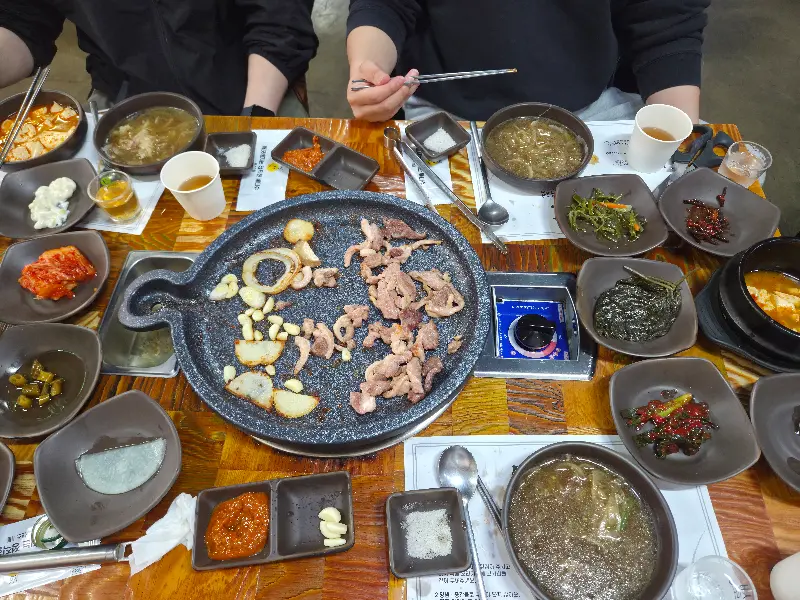 오리가 한 상 차림