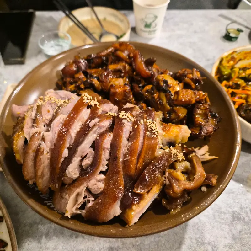 반반 족발 항공샷