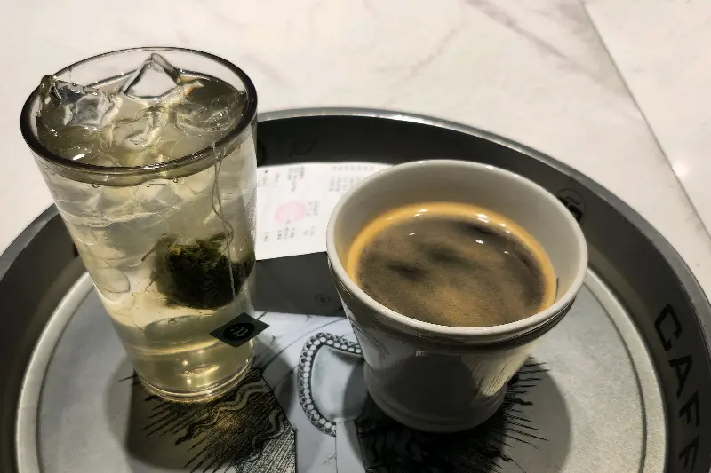 아메리카노와 젤라또 라떼