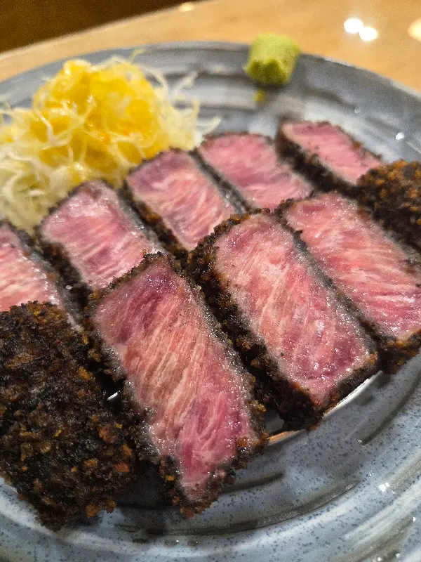 겉바속촉 숯불 규카츠