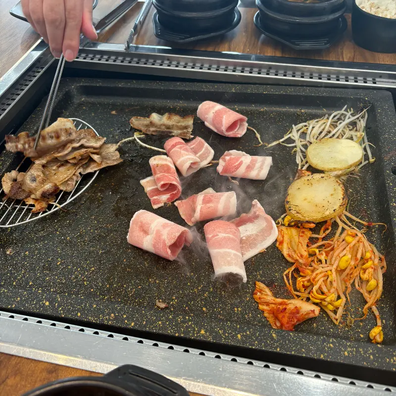 우렁쌈장과 된장찌개