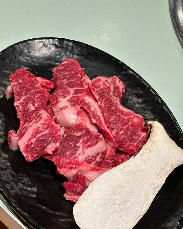 마블링이 환상적인 한우