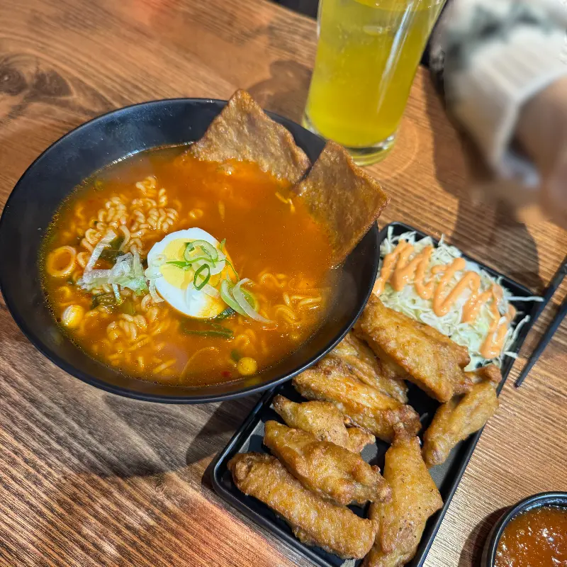 얼큰한 오뎅라면