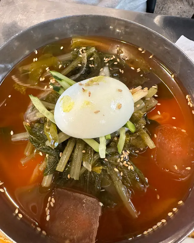 시원한 열무국수