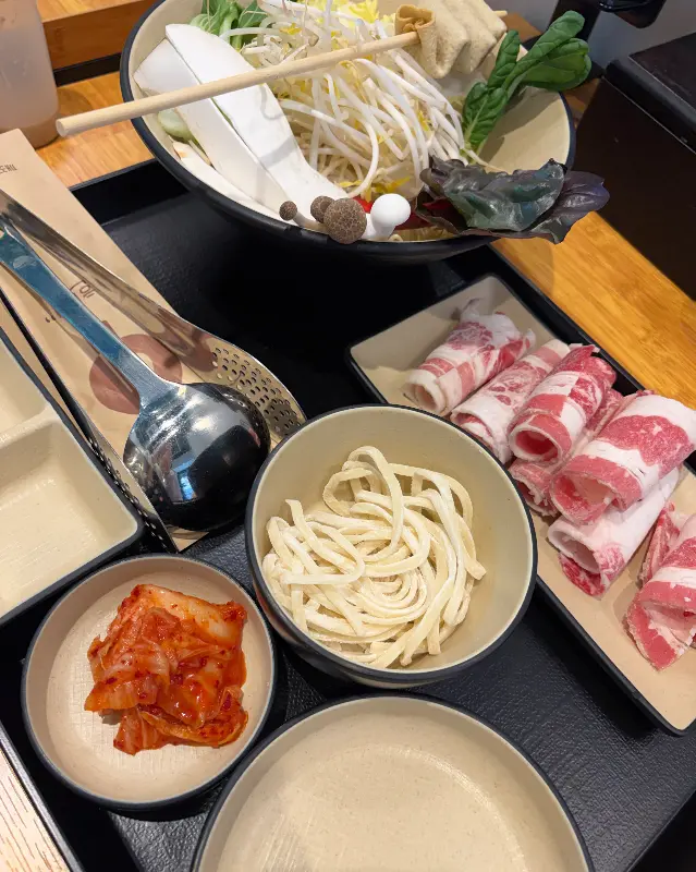 샤브샤브 풀 세트