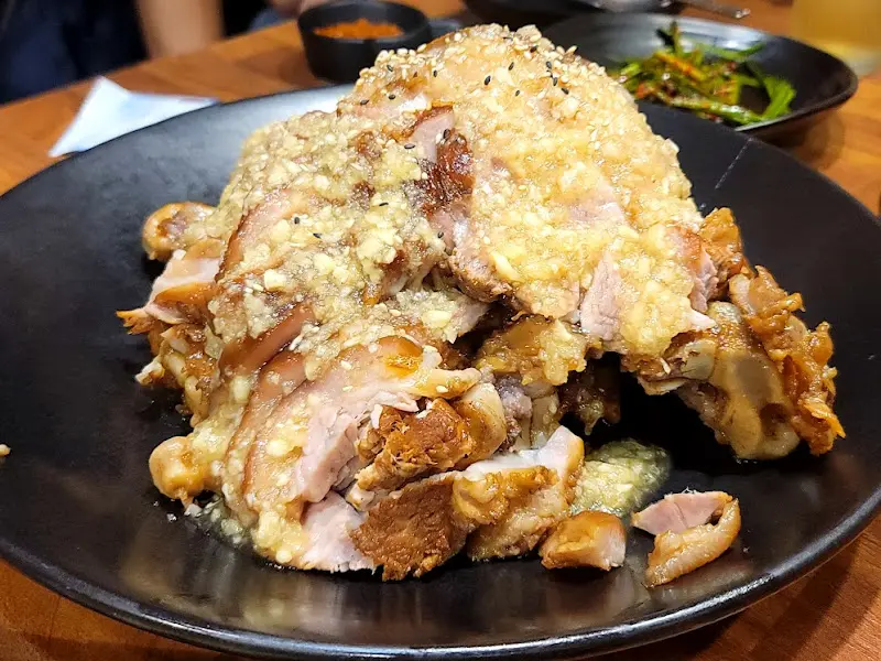 마늘족발의 모습