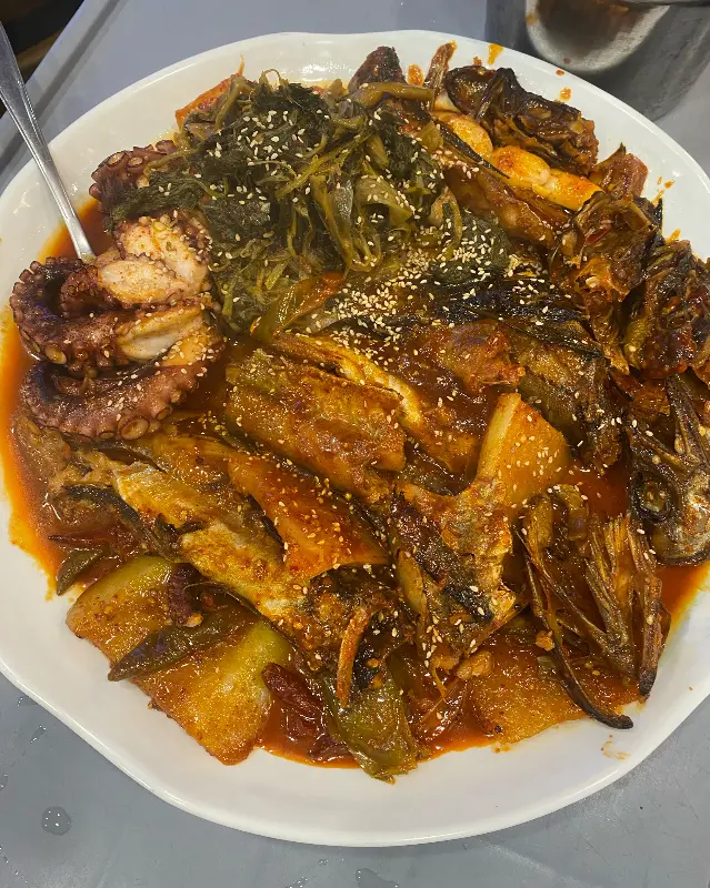 코다리찜과 문어의 만남