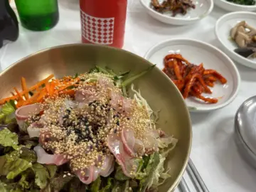 남해 바다의 과학, 새부산횟집에서 찾은 하동 물회 맛집