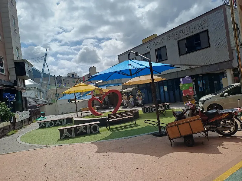 정선 5일장 주변 풍경