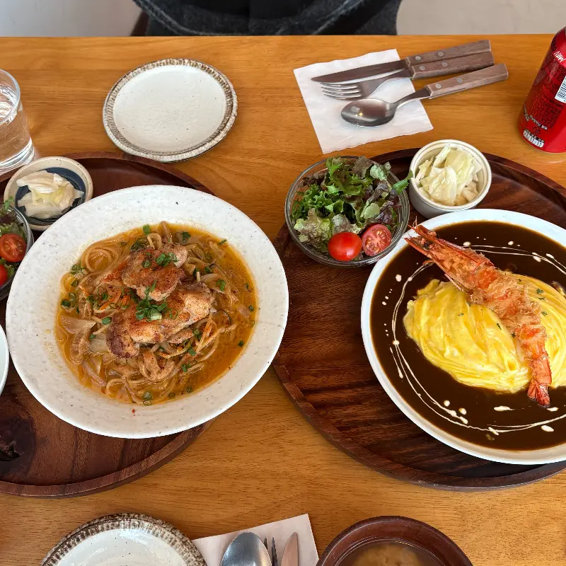 오운의 파스타와 오므라이스