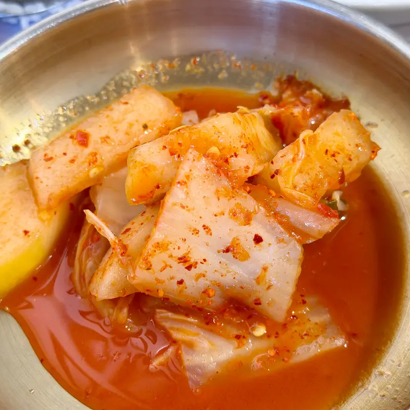 맛깔스러운 김치