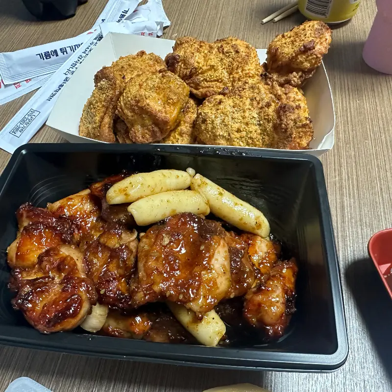 고추바사삭과 굽네 장각구이