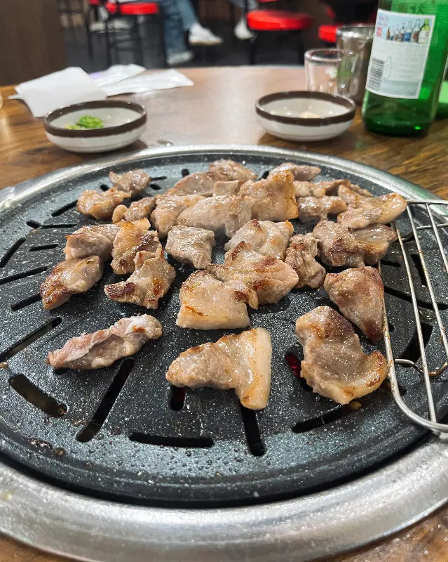 잘 구워진 막창