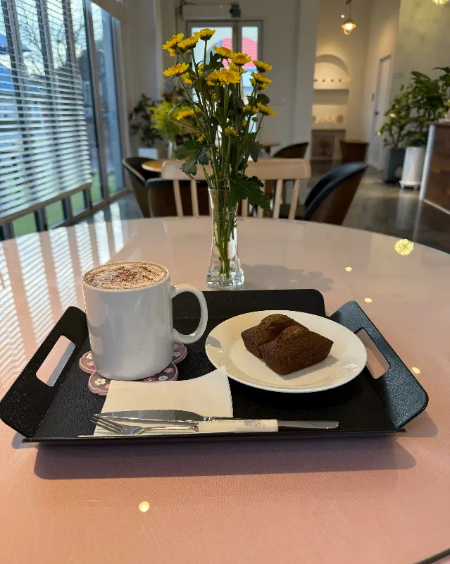 카페에서 바라본 바깥 풍경