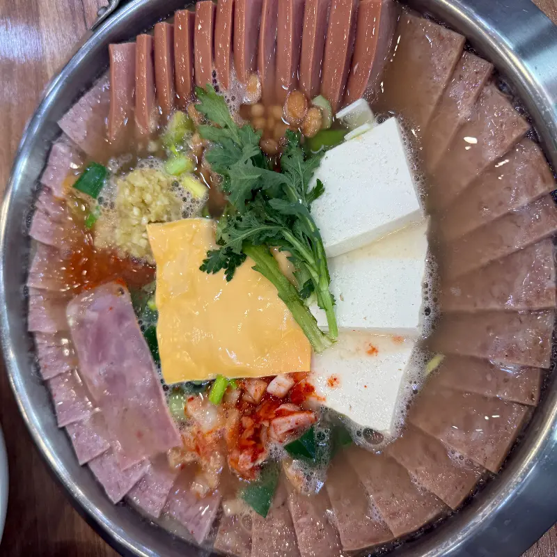 일당백 부대찌개 항공샷