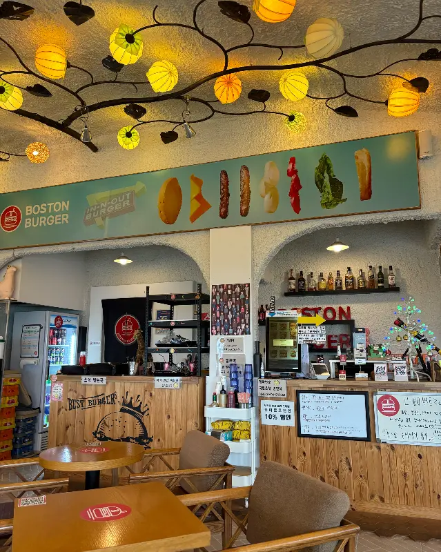 보스턴버거 내부 모습