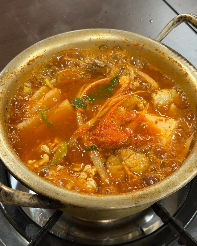 얼큰하고 시원한 동태탕 클로즈업