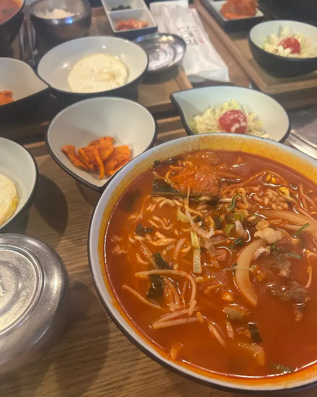 얼큰한 짬뽕 라면