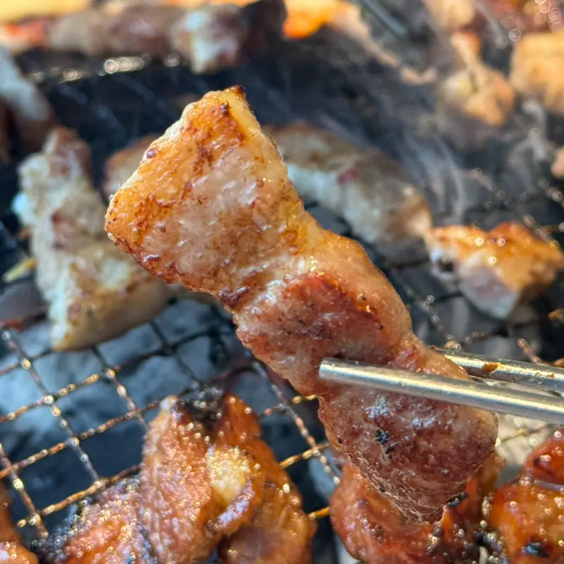 노릇하게 구워진 고기