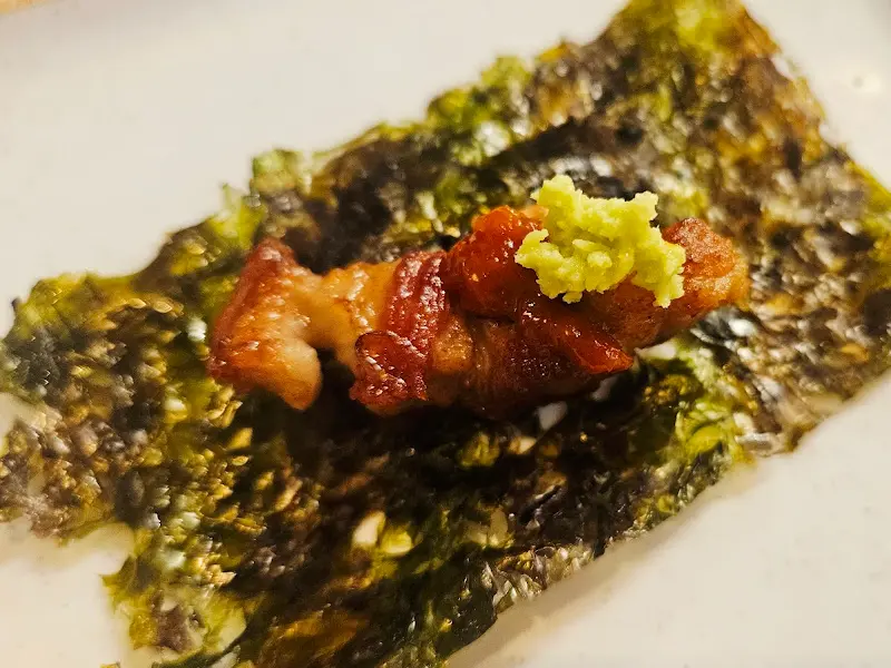 김에 싸 먹는 숙성 삼겹살