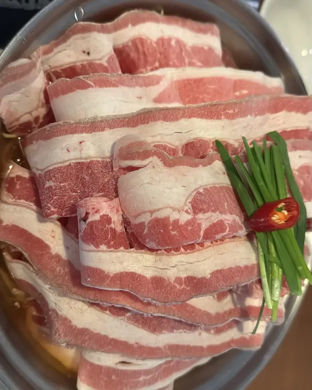 고기전골 근접샷