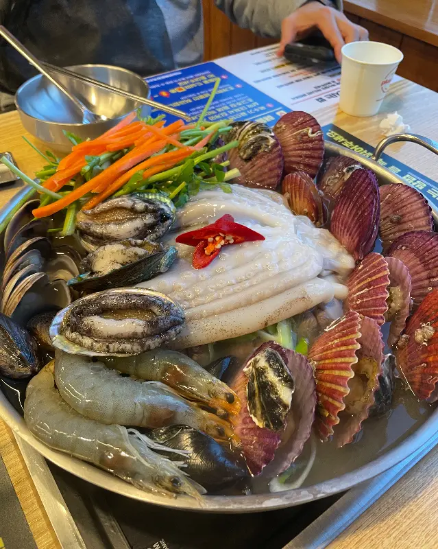 해물칼국수 재료