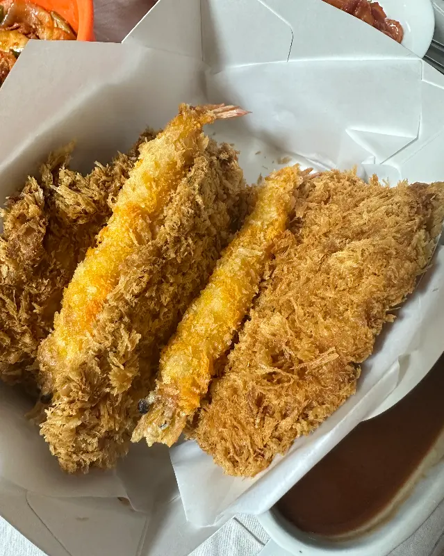 돈까스와 새우튀김