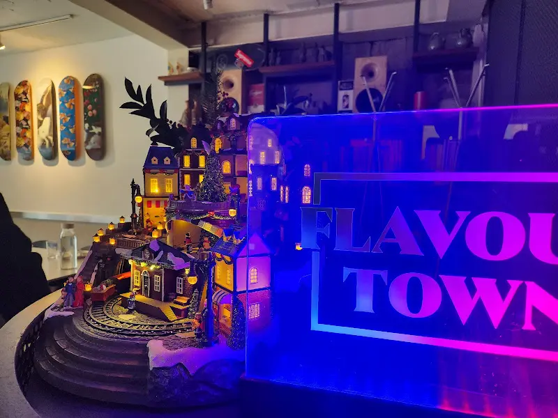 맛동산 네온사인