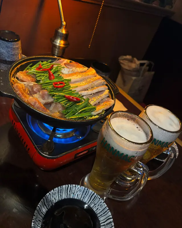 전골과 맥주