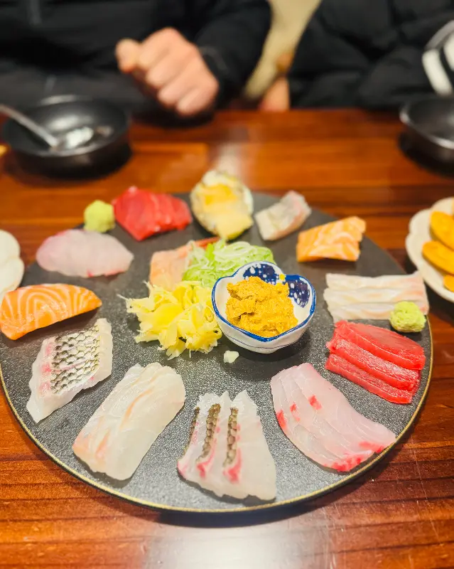 모듬 숙성회 한상차림