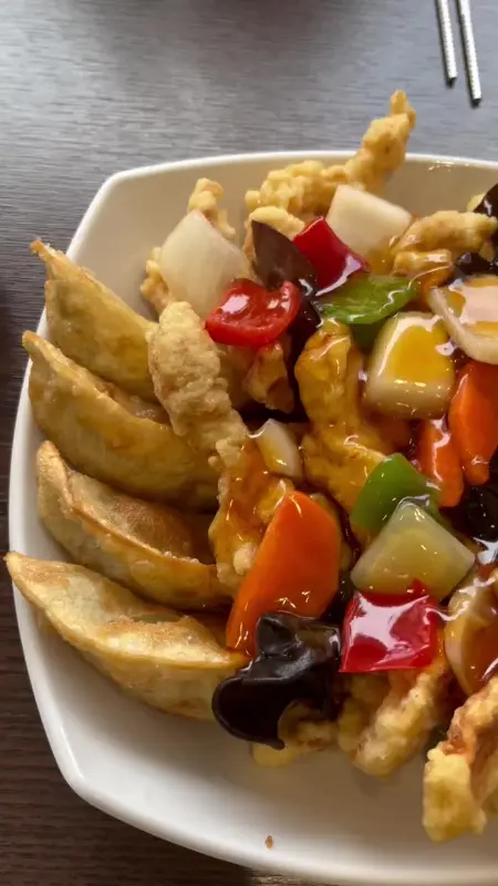 개화반점 탕수육 전체샷